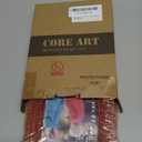 CORE ART 4x6 Picture Frame, Handmade Wood Rustic Red Photo Frame, High Definition Semi-tempered Glass Wall or Tabletop Display