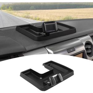 for Ford F150 Center Console Dash Tray Phone Holder Mount, 360 Degree Rotation Phone Holder Stand Dashboard Storage Box Organizer Tray Compatible with Ford F150 2009-2014