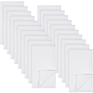 Gerber Unisex Baby Boys Girls Birdseye Flatfold Cloth Diapers Multipack White 20 Pack