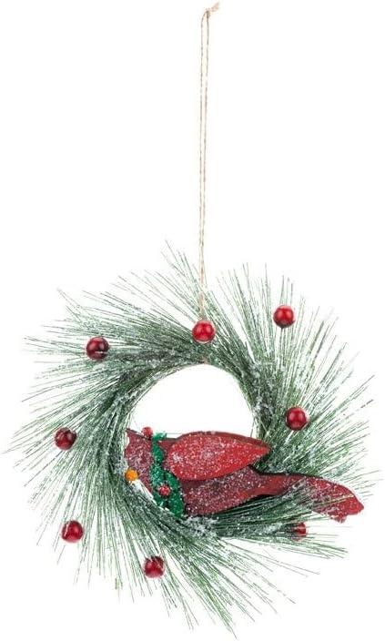 Cardinal/Wreath Ornament