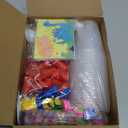 LUKBERA Valentine's Day Gifts for Kids - 24 Pack Valentines Classroom Stationery Set with Cards, Cups, Pencils, Erasers, Stampers & Stickers, Classroom Exchange Prize Boy Girls Party Favors
