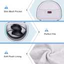 Headphone Case Compatible with Beats Studio Pro/Solo 4 / Studio 3 / Solo 3 / Picun B8 / BERIBES/JLab JBuds Lux ANC Wireless Bluetooth Noise Cancelling HeadphonesOuter Black+Inner Grey