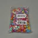 DanLingJewelry 200Pcs Random Colorful 0-9 Number Acrylic Beads UV Plating Letter Spacer Beads for Jewelry Making DIY Bracelets Crafts