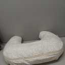 Boppy Nursing Pillow - Firm, Ergonomic U-Shaped Bottle and Breastfeeding Pillow with High Lift for Comfort and Support, Spacious Surface - Cream Retro Squiggles