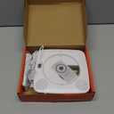 CD Player Portable Bluetooth Rechargeable: CD Players for Home with 1800mAh Kegaudio Desktop Wall CD Player with Speakers FM Radio USB Remote Control (White)