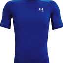 Under Armour Men's HeatGear Compression Short-Sleeve T-Shirt, Blue, Large