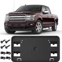 Replace for 2018 2019 2020 Ford F150 Front License Plate Bracket Frame Holder, 3.3L 5.0L Truck Bumper Plate Frame Mount JL3Z-17A385-AA & FO1068180