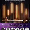 3000K LED Recessed Lighting Kit, 6pcs Adhesive Wall Strip Lights with WiFi, 2*（16"+24"+36" )