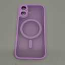 TOCOL for iPhone 17 Case, Full Camera Protection, Built-in Magnetic Ring, Compatible with Magsafe Charger, Drop Protection, Translucent Matte Phone Case for iPhone 17 6.3 inch (Light Purple)