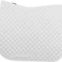 Equinavia Harstad Dressage Saddle Pad | Classic & Durable | Moisture-Wicking Tricot Backing (Horse, White)
