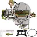 New 2100 2150 Carburetor For Ford 2 Barrel Carburetor 289 302 351 F100 F250 F350 Jeep 360 Jeep Mustang 1964-1982 Carb with Electric Choke Replace Motorcraft/Autolite 2100 2150 Carburetor