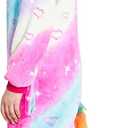 Unisex Unicorn Costumes Pyjamas, Adult Women Men Animal Cosplay Onesie (Small, Galaxy Love)