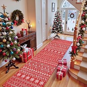 Lahome Moroccan Runners for Hallways 2x8 Beige Washable Runner Rug Non-Slip Stain Resistant Kitchen Rug Runner, Geometric Print Distressed Soft Untra- Thin Floor Carpet for Bedroom Entryway