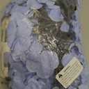 Flojery Silk Hydrangea Heads Artificial Flowers Heads with Stems for Home Wedding Decor,Pack of 10 (Blue)