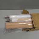 DoubleFill Cross Stitch Scroll Frame Set with Plastic Clamps Beech Hardwood Different Sizes Embroidery Frames Needlepoint Cross Stitch Holder Square Embroidery Hoop Holder for Sewing Projects