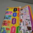 Alphabet Wall Chart, Talking ABC, Music Poster, Kids Learning Toys for Toddlers 2-4, Interactive Educational Toddler Montessori Toys, Birthday Gifts for Age 1 2 3 4 5 Year Old Girls Boys - Purple