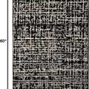 Garland Rug Rumba Black/Earth Tones 3 Ft. X 5 Ft. Modern Abstract Area Rug Soft, Anti-Skid,Carpet for Living Room, Bedroom, Dining Room, Farmhouse, Nursery Non-Shedding Indoor Floor Rug
