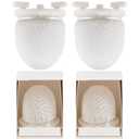 4 Pack Gas Mantles for Outdoor Gas Lamps Preformed Gaslight Mantles for Lamp Post, White