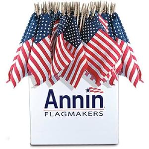 U.S. Handheld Flag, 8 x 12-In. 5pcs