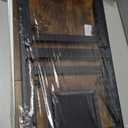 SONGMICS Laptop Desk for Bed or Sofa with Adjustable Tilting Top, Breakfast Serving Tray with Height Adjustable Folding Legs, Fits Screen Size up to 15.6 Inches, Floor Desk, Rustic Brown ULLD105B01