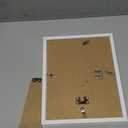 HappyHapi 8x10 Picture Frame Set of 6, 8x10 White Picture Frame Display Pictures 5x7 with Mat or 8x10 Without Mat. Wall Hanging Photo Frame or Tabletop Display Gallery Frame (White)