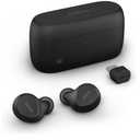 Jabra Evolve2 True Wireless in-Ear Bluetooth Earbuds with Active Noise Cancellation (ANC) and 4-mic MultiSensor Voice Technology - Microsoft Teams Certified, Works with All Other Meeting apps - Black