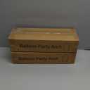 Balloon Party Arch1,8 ×0,8m Metal Photo Balloon Arch Backdrop Stand for Wedding Birthday Party Baby Shower Ceremony Graduation Decoration, Gold