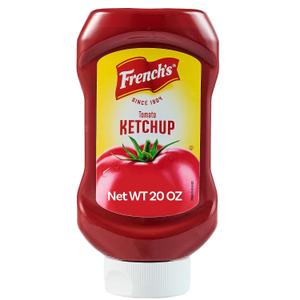 French’s® Tomato Ketchup, Sweet & Tangy Taste, Rich & Thick Consistency, Tabletop Ketchup, For Chicken Nuggets, French Fries & More, No Artificial Flavors, No High Fructose Corn Syrup, 20 oz (EXP 09/11/27)