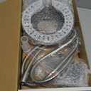 Delta 6-Setting In2ition 2-in-1 Dual Shower Head with Handheld High Pressure ProClean Spray, Chrome Detachable Shower Head with Hose, 1.75 GPM Flow Rate, Chrome 75655