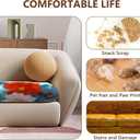 Colorful Floral Seat Cushion Cover Set, Watercolor Flower Sofa Cushion Slipcover, Stretch Couch Seat Protector with Elastic Bottom, Furniture Cover for Home Decor, 3PC, S(27.5"D*25"W*9"H), 34