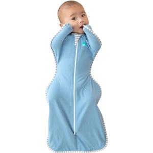 Love to Dream Swaddle UP, Baby Sleep Sack, Self-Soothing Swaddles for Newborns, 8-13 lbs, Snug Fit Helps Calm Startle Reflex, New Born Essentials for Baby, Dusty Blue