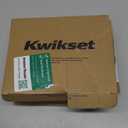 Kwikset Milan Interior Passage Door Handle, Lever For Closet and Hallway Doors, Reversible Non-Locking Handle Lever, Matte Black