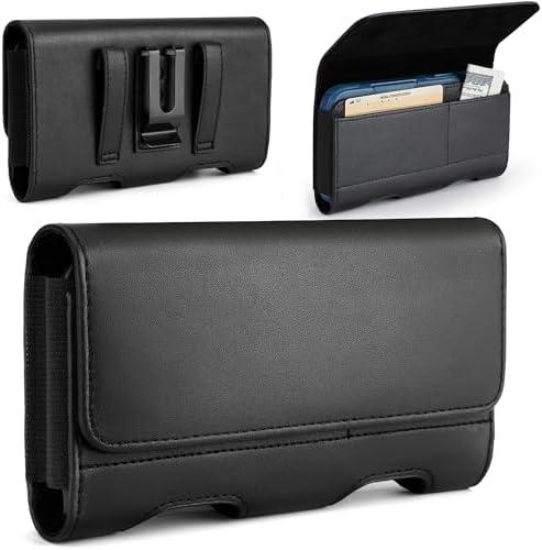 Mopaclle Phone Holster for Samsung Galaxy S25 Ultra,S24 Ultra, S23 Ultra, S22 Ultra, Note 20 Ultra 5G,Note 10 Plus, Cell Phone Belt Holder with Belt Clip Case Pouch for Galaxy A71,F16