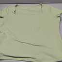 Trendy Queen Tshirts Shirts for Women Double Lined Going Out Crop Tops 2025 Spring Summer Workout Y2k Clothes Beach Fashion
Green, XL