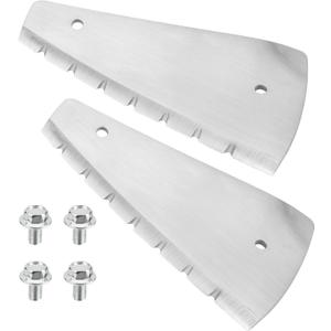 10 Inch Ice Auger Blades Compatible with StrikeMaster Lite-Flite Drill Lazer Mag Power Augers Blade, Ice Fishing Auger Blades for Strikemaster 40v Ice Auger Parts LPD-10PB