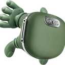 Bionic Neck Massager with Adjustable Heat, Portable Deep Tissue 4D Kneading Electric Shoulder Massager, Compact Design with Soft Silicone Massage Heads for Relaxation and Comfort (Sea Green)