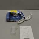 IRONDAY Steam Iron For Clothes Fast Heating, 1200W Iron With Non-Stick Ceramic Soleplate, Self-Cleaning, Burst Of Steam, Spray Mist, 7.03oz Water Tank Ironing Clothes For Home, Blue