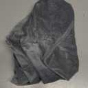 Horbaunal Silver Grey Bed Wedge Pillow Cover with Zipper Design, Wedge Pillowcase Protector with Side Pocket for Storage, 24" L x 24" W x 12" H (Pillow Not Include)