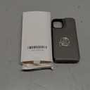 Folosu Compatible with iPhone 14 Case Wallet with Card Holder, 360Rotation Finger Ring Holder Kickstand, RFID Blocking Leather Protective Double Buttons Shockproof Cover 6.1 Inch Gray