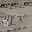 41" Tall Safety Pet Gate,Adjustable 29.92"-43.71" Wide,No Drilling Pressure Mount Kit,Auto Close Cat Gate Suitable for Stairs,Doorways,White 