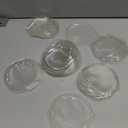 TOSSWARE NATURAL Flat Sip Lid Set of 50 - Plant Based 98mm Lids for Cold Cups - Plastic Alternative Clear Lids - Only Compatible with TOSSWARE NATURAL 98mm Cups