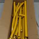 Vincidern 6.6 FT Wedding Arch Backdrop Stand for Parties, Balloon Arch Stand, Wedding Arches for Ceremony, Metal Arch Backdrop Stand for Bridal Baby Showers, Birthday Party Decoration Door Frame Gold