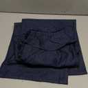 loveimgs Women's Tie Front High Waist Denim Pants Pleated Flowy Wide Leg Jean Pants Trousers. Size L