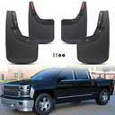 KEWISAUTO Heavy Duty Mud Flaps for 2014-2019 Chevy Silverado, Premium Front Rear Mud Splash Guards Kit for Chevrolet Silverado 1500 1500LD 2500 3500 2014-2019(4PCS, Without Fender Flares)