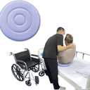 Swivel Seat Cushion 360 Degree Rotating Seat Cushion Light Weight Portable Pivot Disc Pad for Elderly, Pregnant Woman, Swivel Car Seat. Easy Turning from Bed to Wheelchair or Chair-17.7"X17.7" (45cmX45cm)