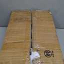 LITBM 32" Ceiling Fans with Light and Remote, Energy Saving Super Quiet 6-Speed Ceiling Fan with 3CCT Dimmable Light for Indoor and Outdoor, Reversible, White and Wood