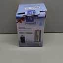 Purewell 1.0 Gallon Portable Gravity Water Filter System, 3-Stage 0.01m Ultra-Filtration Countertop System with Water Level Window and Stand, Reduce 99% Chlorine, for Camping, RVing, Home (PW-1G-K) (Silver)