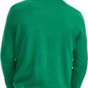 Tipsy Elves St. Patrick's Day Men's Cardigan - Soft Knit Button-Up Sweater - Lucky St Paddy's Party Outfit (Green, XL)