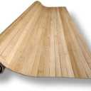 Fluted Bamboo Wood Panel on flexible backing (47.25" x 47.25" sheet) - Great for DIY projects, furniture flipping, wall covering etc.