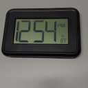 La Crosse Technology 513-113 Digital Wall Clock with Temperature & Countdown Timer, Black
